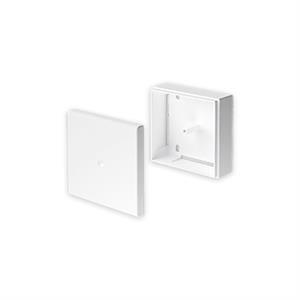 Caixa de conexão-derivação Unex 70x70, em U24X cor branco