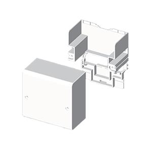 Caixa de conexão-derivação Unex 95x130, em U24X cor branco