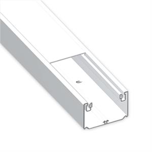 Calha para mecanismos Unex 50x130 de 1 tampa (80 mm), em U23X cor branco