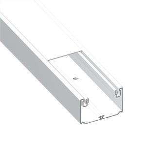 Calha para mecanismos Unex 70x130 de 1 tampa (80 mm), em U23X cor branco