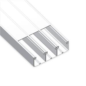 Calha para mecanismos Unex 70x230 de 3 tampas (65, 65 e 65 mm), em U23X cor branco
