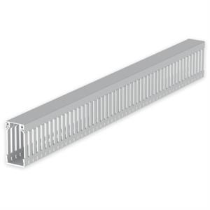 Calha de quadros Unex 60X30, em U43X sem halogéneos cor cinzento