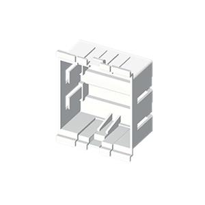 Caixa Unex para 1 mecanismo universal/modular, em U43X