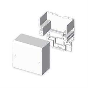 Caixa de conexão-derivação Unex 95x130, em U42X cor branco