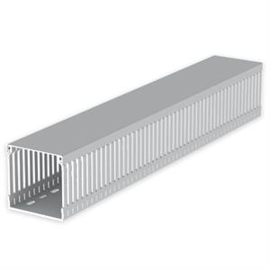 Calha de quadros Unex 80x80, em U43X sem halogéneos cor cinzento