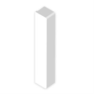 Tampa final Unex, em U24X cor branco