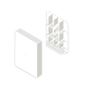 Derivação moldura Unex, em U24X cor branco