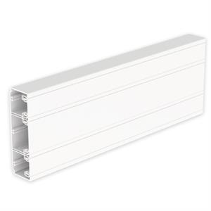 Calha para mecanismos Unex 50x170 de 3 tampas (37, 65 e 37 mm), em U23X cor branco