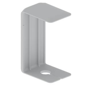 Fixador tampa IK10 Unex 100mm, em U23X cor cinzento