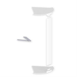 Ângulo variável interior Unex, em U24X cor branco