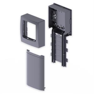 Adaptador Unex para Oteo, em U24X cor alumínio