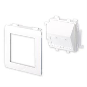 Placa inclinada Unex, tampa de 65mm, em U24X cor branco