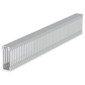 Calha de quadros Unex 80x30, em U43X sem halogéneos cor cinzento