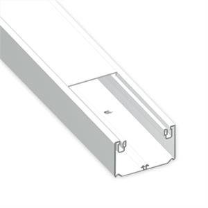 Calha para mecanismos Unex 50x80 de 1 tampa (65 mm), em U43X cor branco