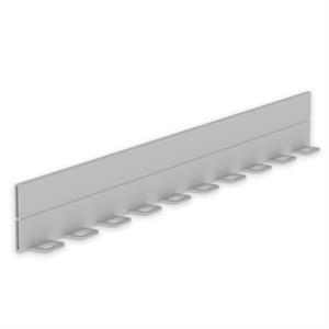 Separador Unex 60mm, em U23X cor cinzento
