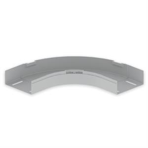Curva plana 90° Unex 60x150, em U23X cor cinzento