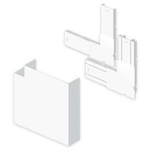 Ângulo plano Unex 70x210, em U24X cor alumínio