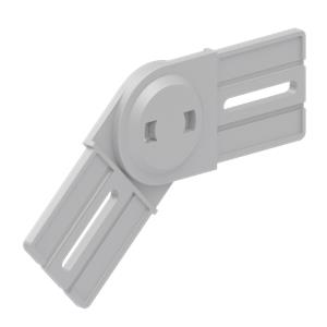 Articulação vertical Unex 85mm, em U23X cor cinzento