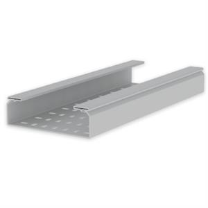 Caminho de cabos perfurado Unex 60x200, em U48X cor cinzento