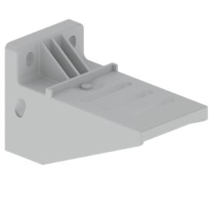 Suporte horizontal isolante Unex 100, em U48X cor cinzento