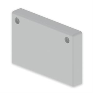 Tampa final Unex 60x100, em U48X cor cinzento