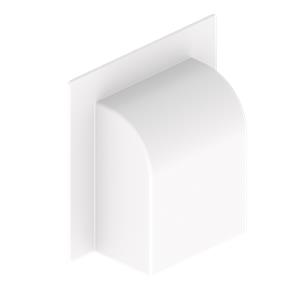 Junta de parede curva Unex 45x75, em U24X cor branco
