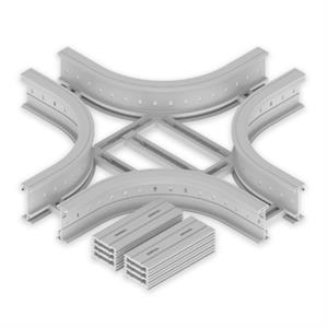 Cruz Unex 135x200 R300, em U23X cor cinzento
