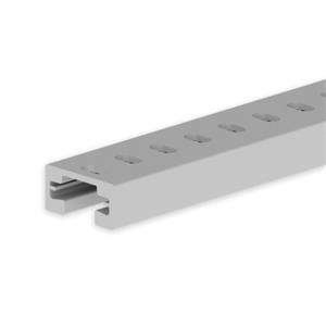 Perfil de suporte isolante Unex 25x50x2000, em U48X cor cinzento