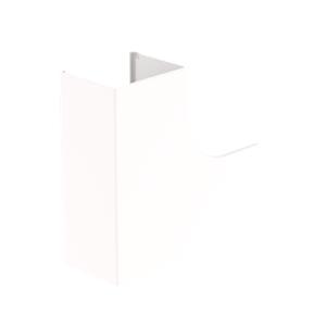 Ângulo plano Unex 60x75, em U24X cor branco