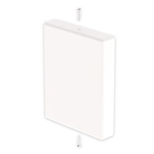 Tampa final Unex 60x75, em U24X cor branco