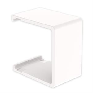 Peça de união Unex 35x35, em U24X cor branco