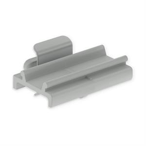 Suporte perfil porta-etiquetas Unex, em U43X cor cinzento
