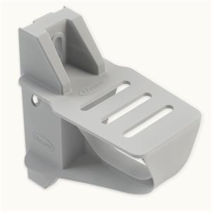 Suporte horizontal isolante Unex 100 mm, em U48X cor cinzento