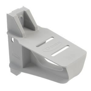 Suporte horizontal isolante Unex 150 mm, em U48X cor cinzento