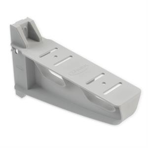Suporte horizontal isolante Unex 300 mm, em U48X cor cinzento