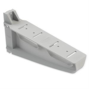 Suporte horizontal isolante Unex 400 mm, em U48X cor cinzento