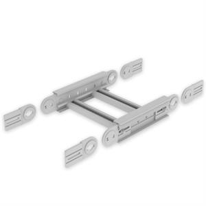 Ângulo vertical Unex 85x400, em U48X cor cinzento