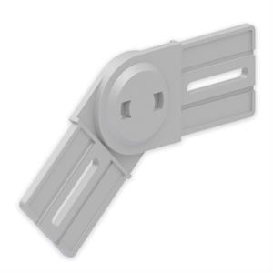 Articulação vertical Unex 85 mm, em U48X cor cinzento