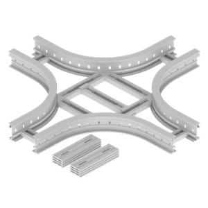 Cruz Unex 85x200 R300, em U48X cor cinzento