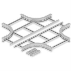 Cruz Unex 85x600 R300, em U48X cor cinzento
