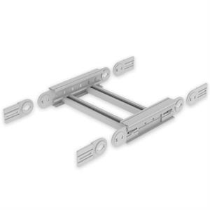 Ângulo vertical Unex 85X500, em U48X cor cinzento